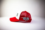 RTG MOTORSPORTS '23 TRUCKER HAT (RED/WHITE)