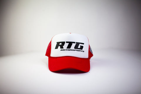 RTG MOTORSPORTS '23 TRUCKER HAT (RED/WHITE)