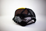 RTG MOTORSPORTS '23 TRUCKER HAT (BLACK/GOLD)