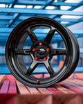 KANSEI WHEELS - ROKU 18x9 5x114.3 +12 GLOSS BLACK