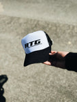 RTG MOTORSPORTS '23 TRUCKER HAT (BLK/WHITE)