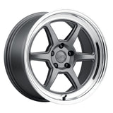 KANSEI WHEELS - ROKU 18X9 5X114.3 +12 MATTE GREY W/ BRIGHT MACHINED LIP